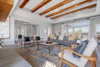Clubhouse with reservable entertainment space